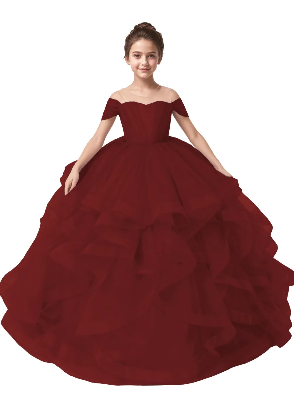Seraphina Ruffle Tulle Princess Dress