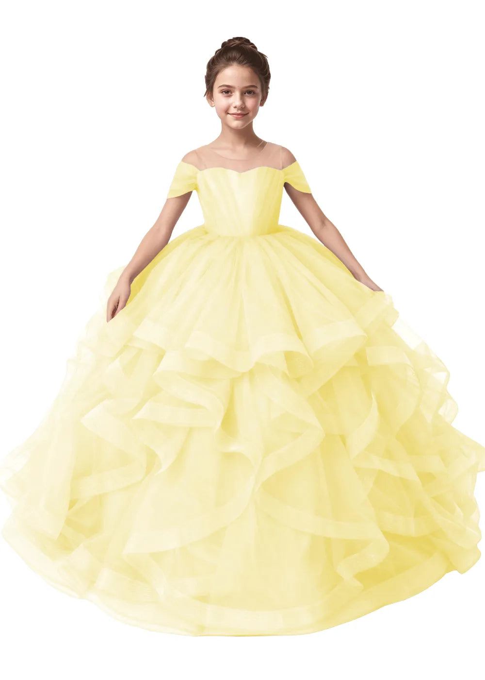 Seraphina Ruffle Tulle Princess Dress