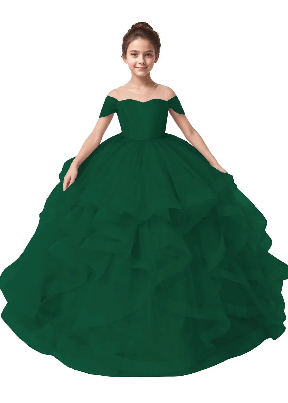 Seraphina Ruffle Tulle Princess Dress