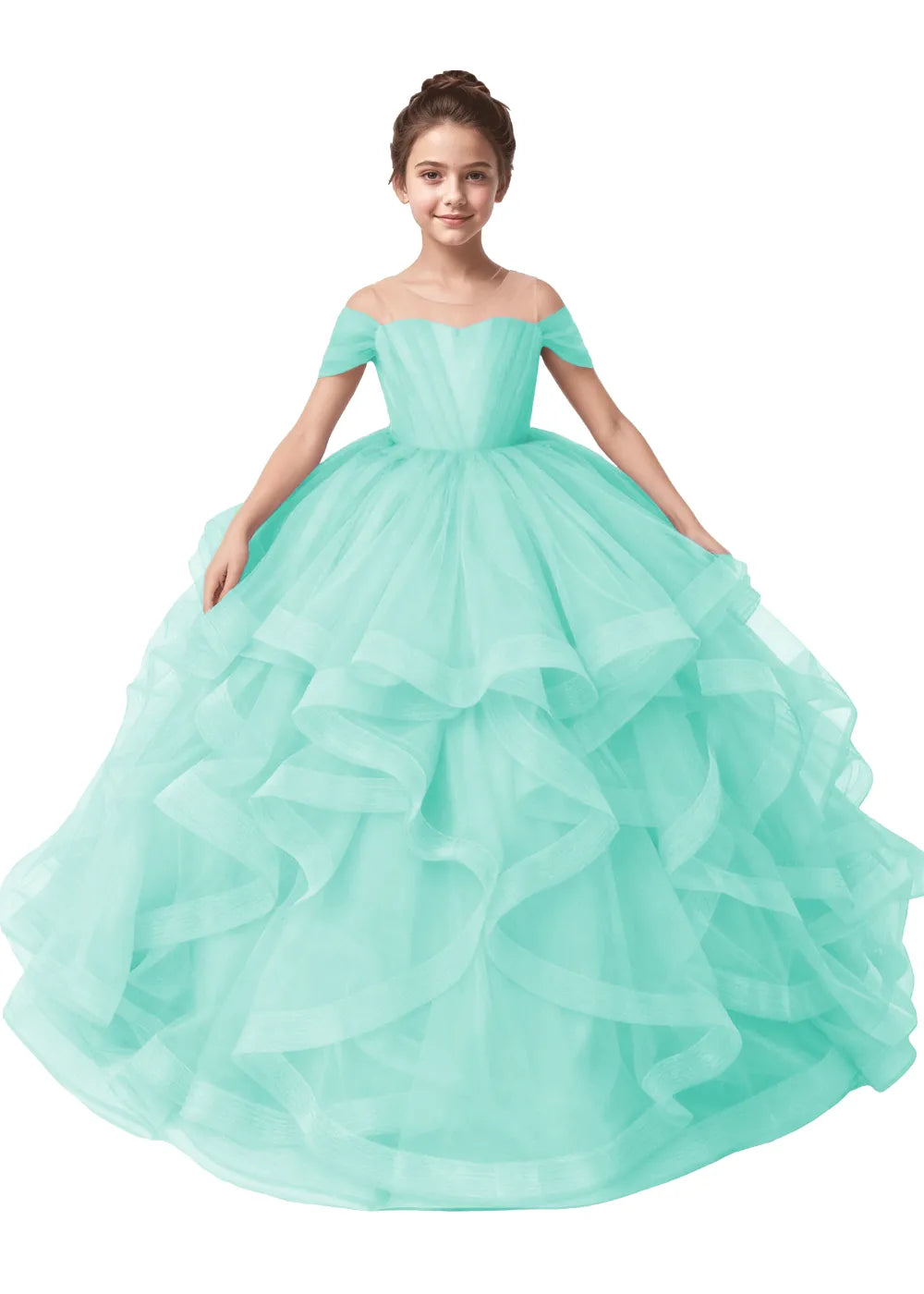 Seraphina Ruffle Tulle Princess Dress