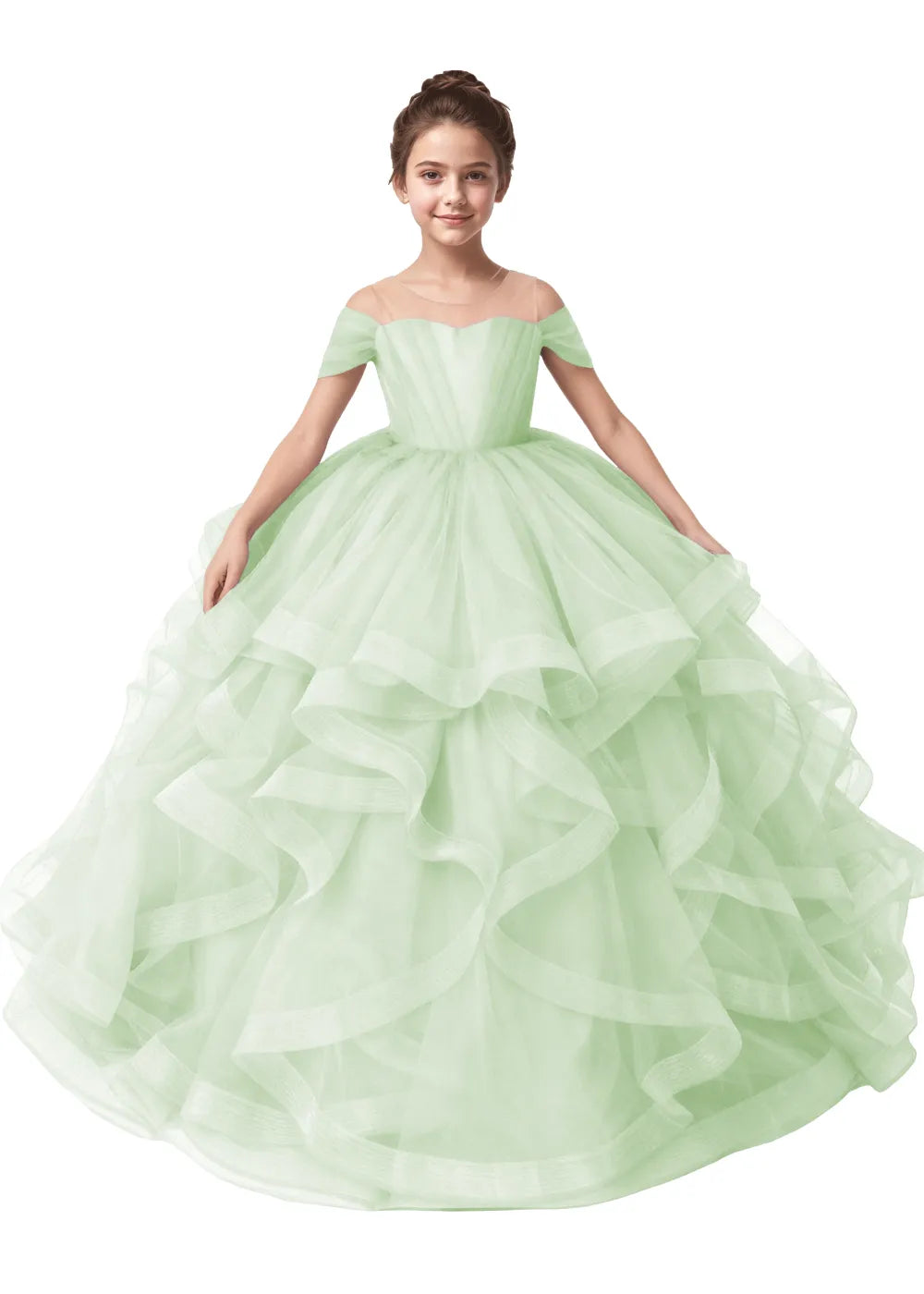 Seraphina Ruffle Tulle Princess Dress