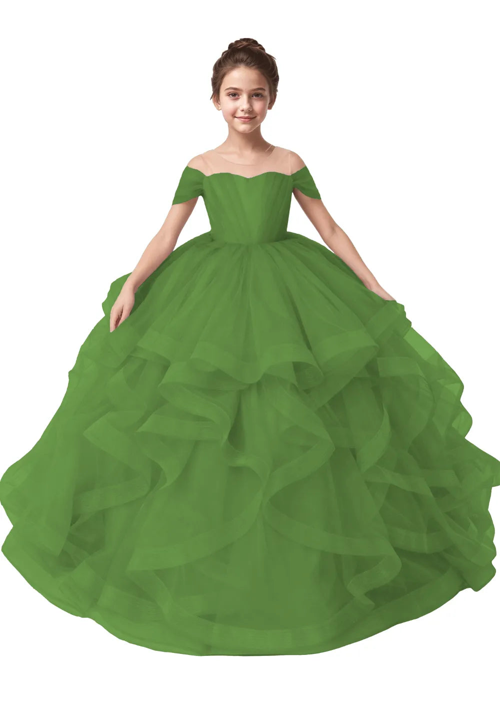 Seraphina Ruffle Tulle Princess Dress