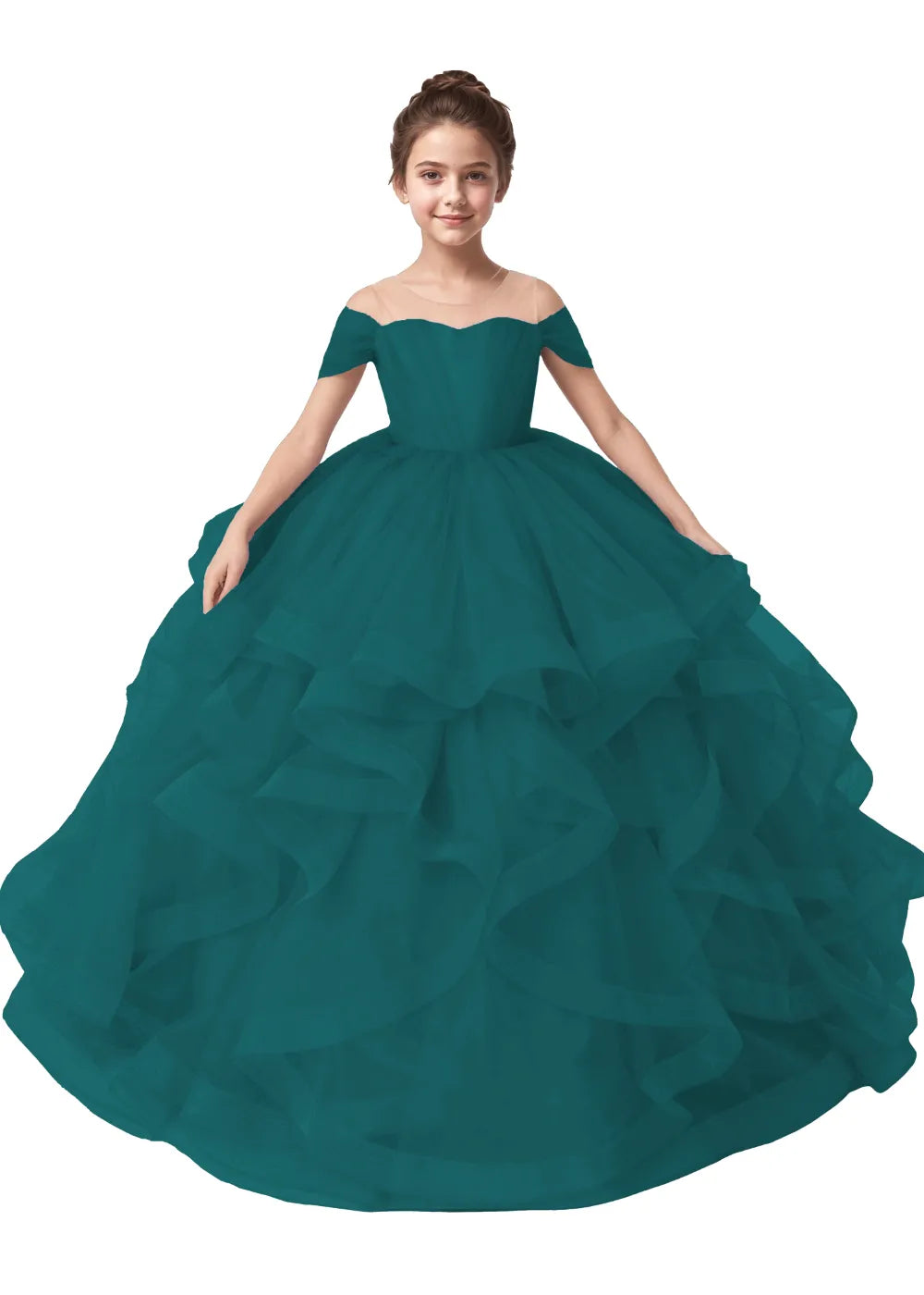 Seraphina Ruffle Tulle Princess Dress