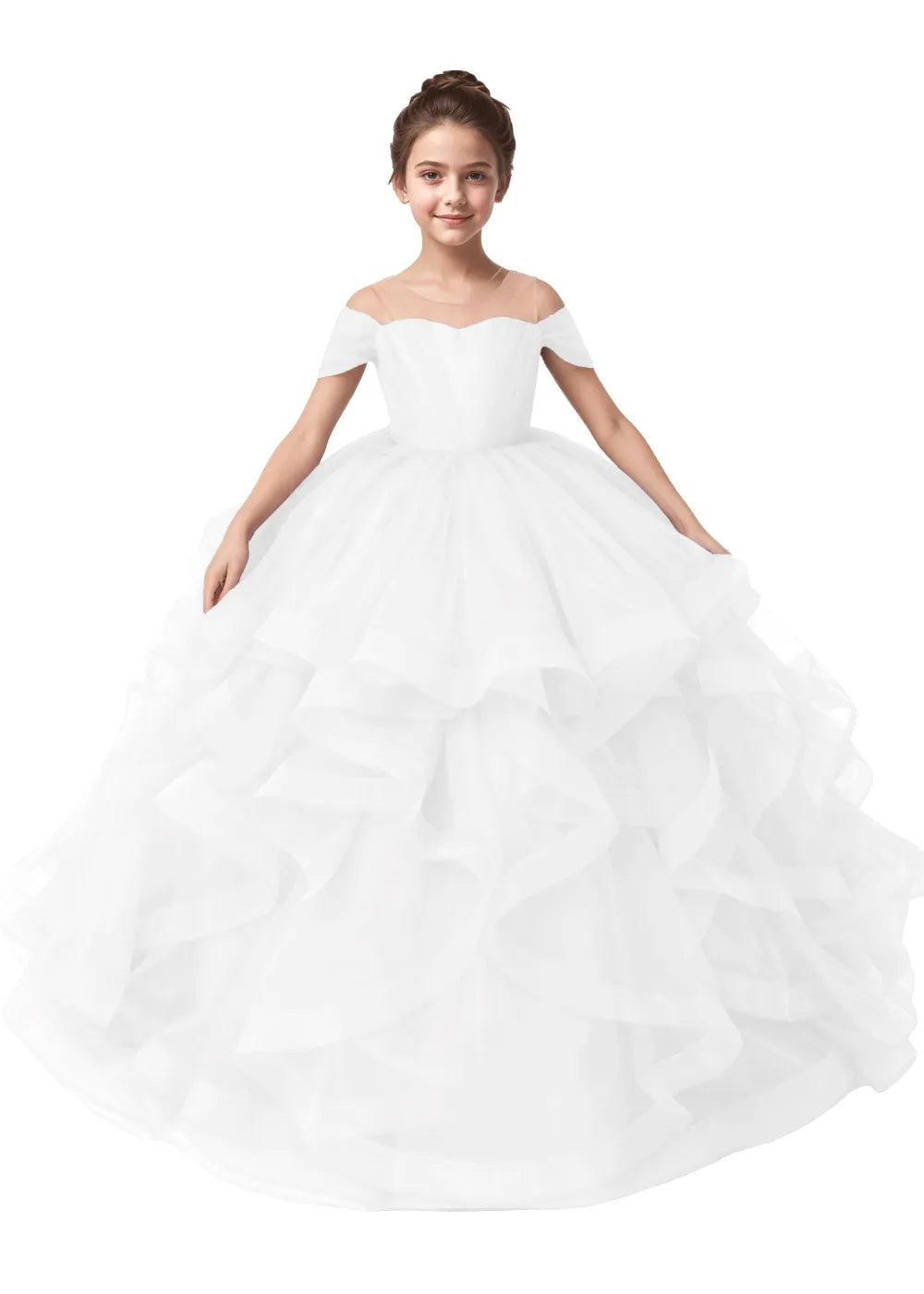 Seraphina Ruffle Tulle Princess Dress