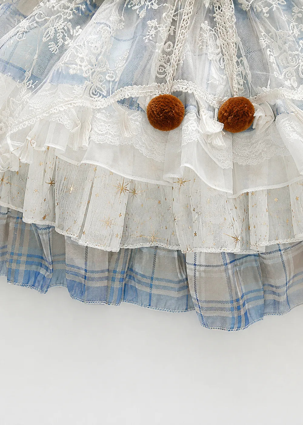 Fairytale Lace Tulle Flower Girl Dress with Bow Back
