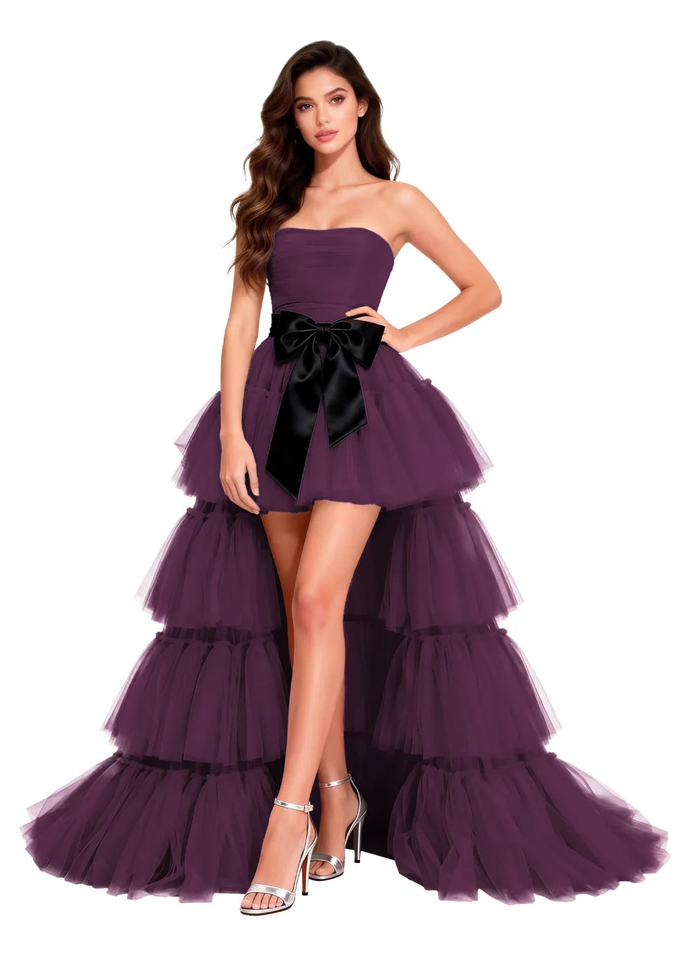 Spitzenkleid mit schulterfreiem Design