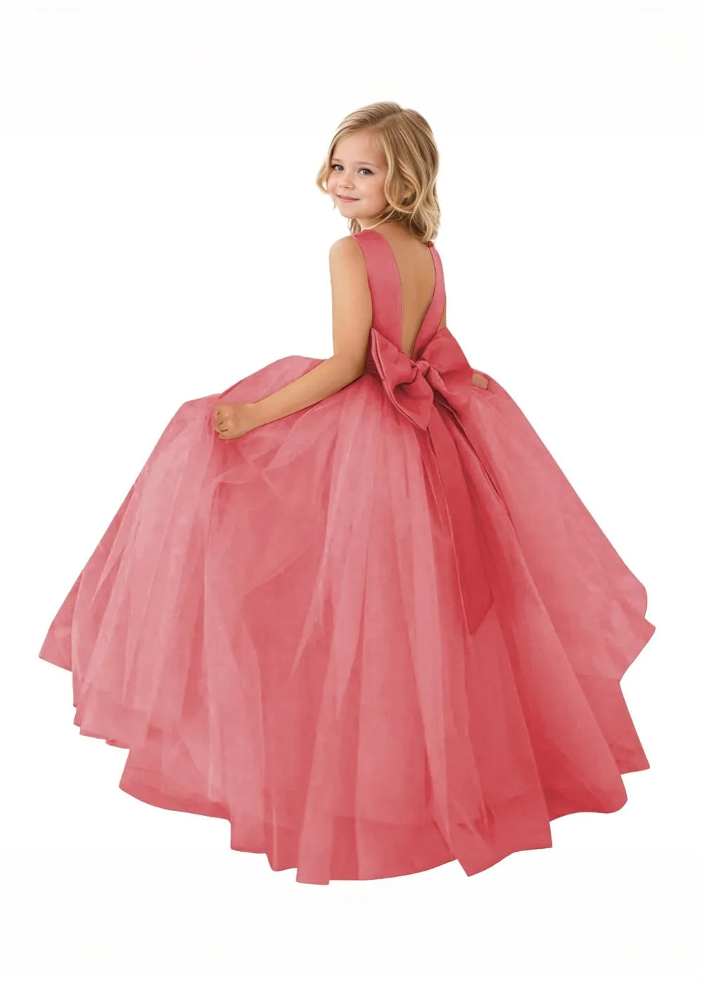 Classic Satin & Tulle Ball Gown