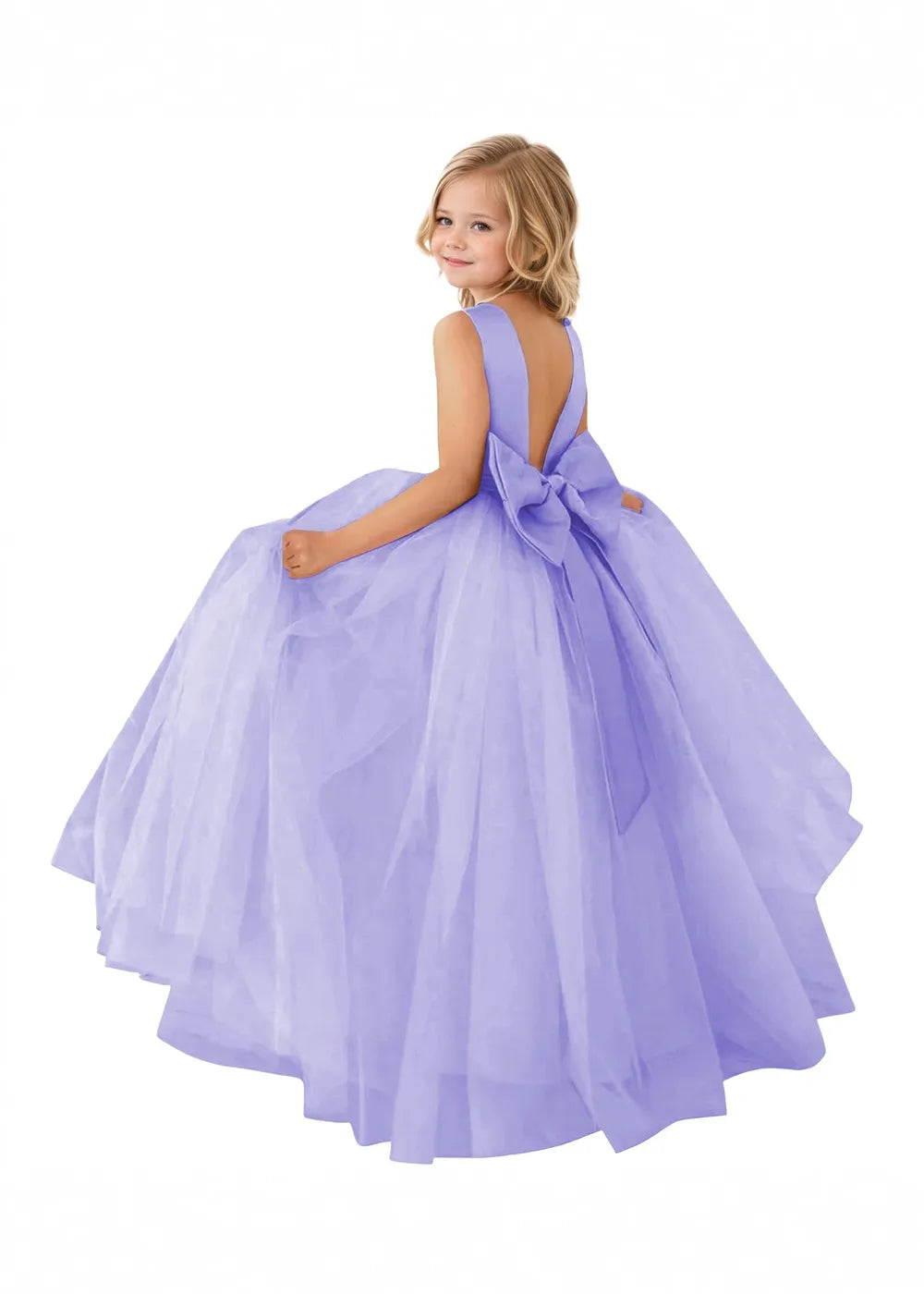 Classic Satin & Tulle Ball Gown
