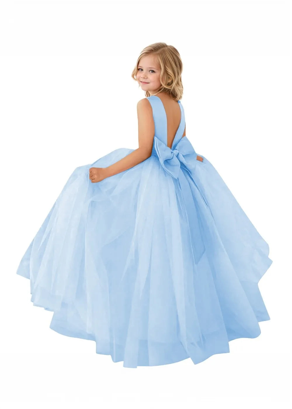 Classic Satin & Tulle Ball Gown