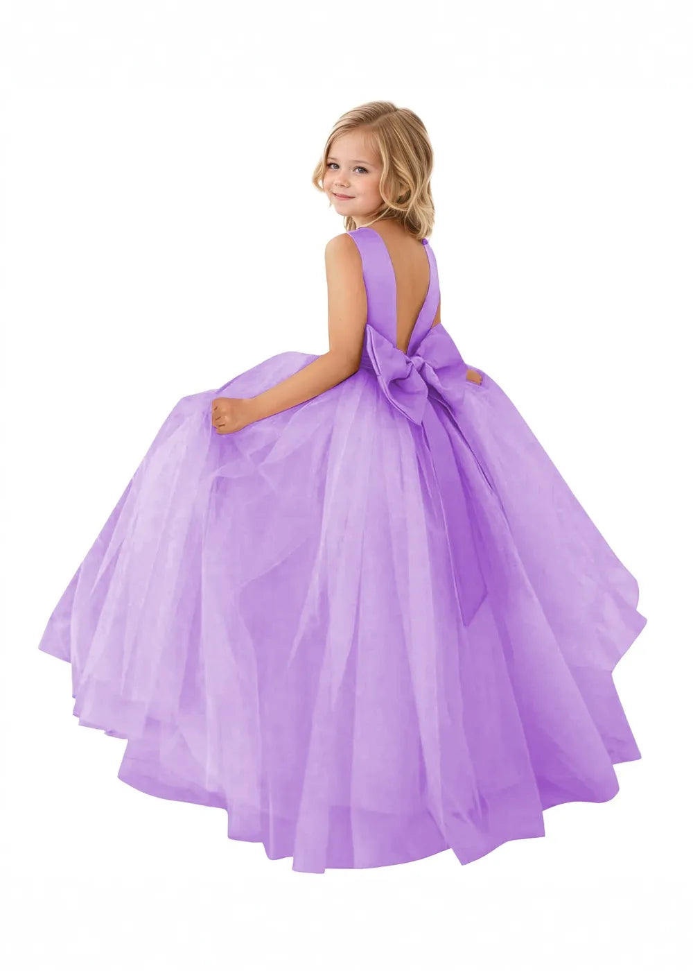 Classic Satin & Tulle Ball Gown