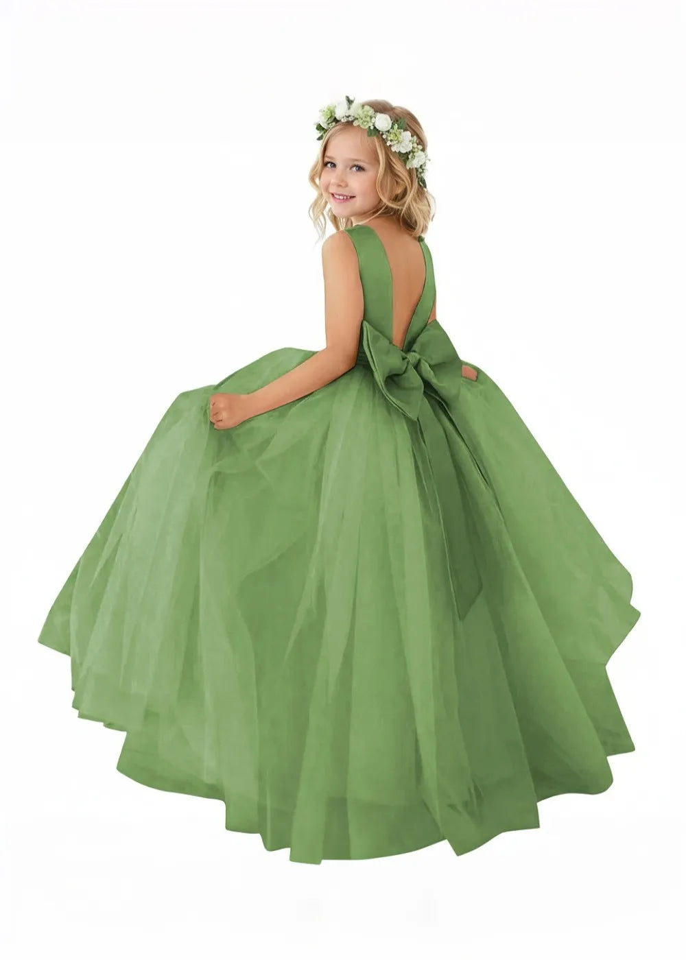 Classic Satin & Tulle Ball Gown