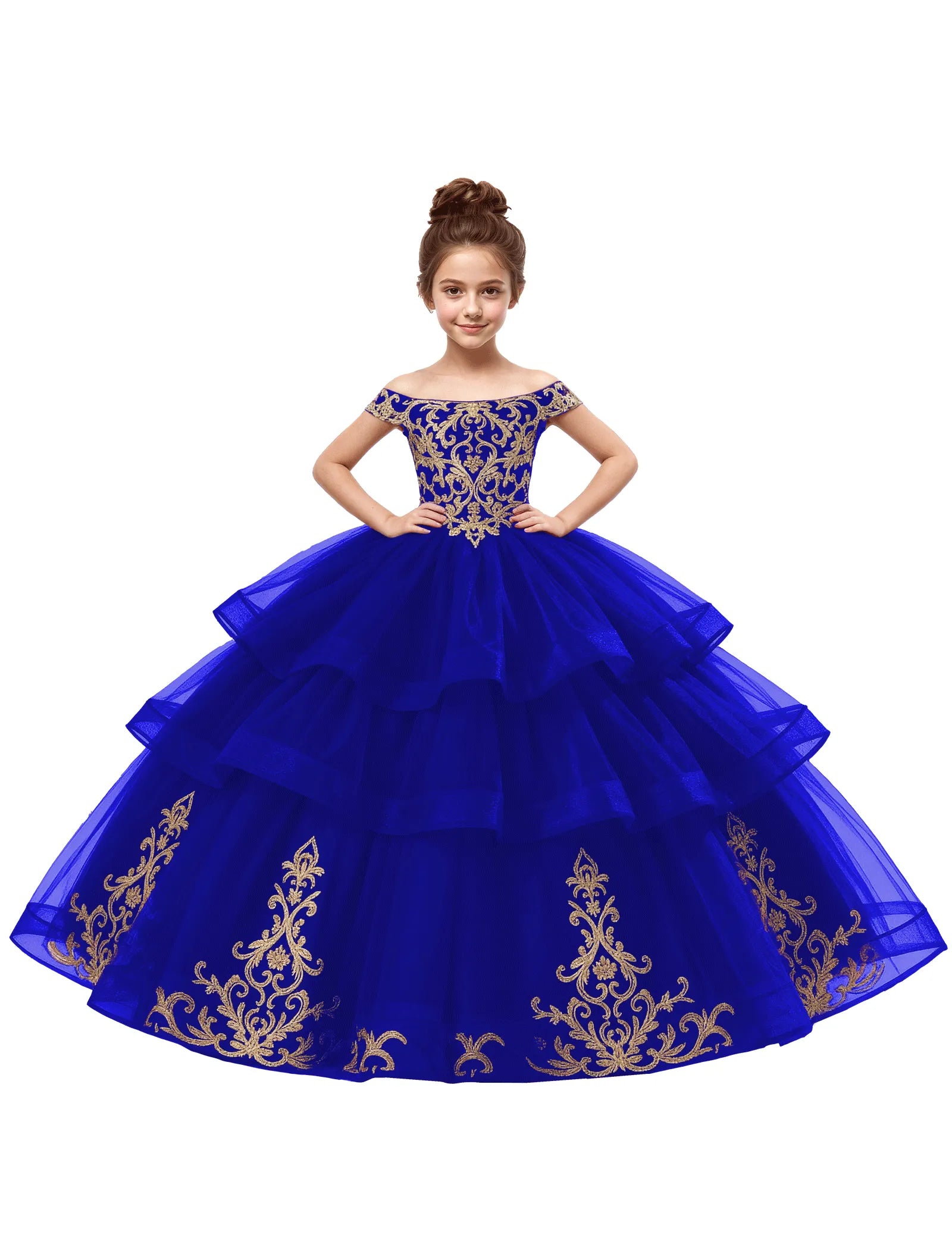 Spitzenkleid mit schulterfreiem Design