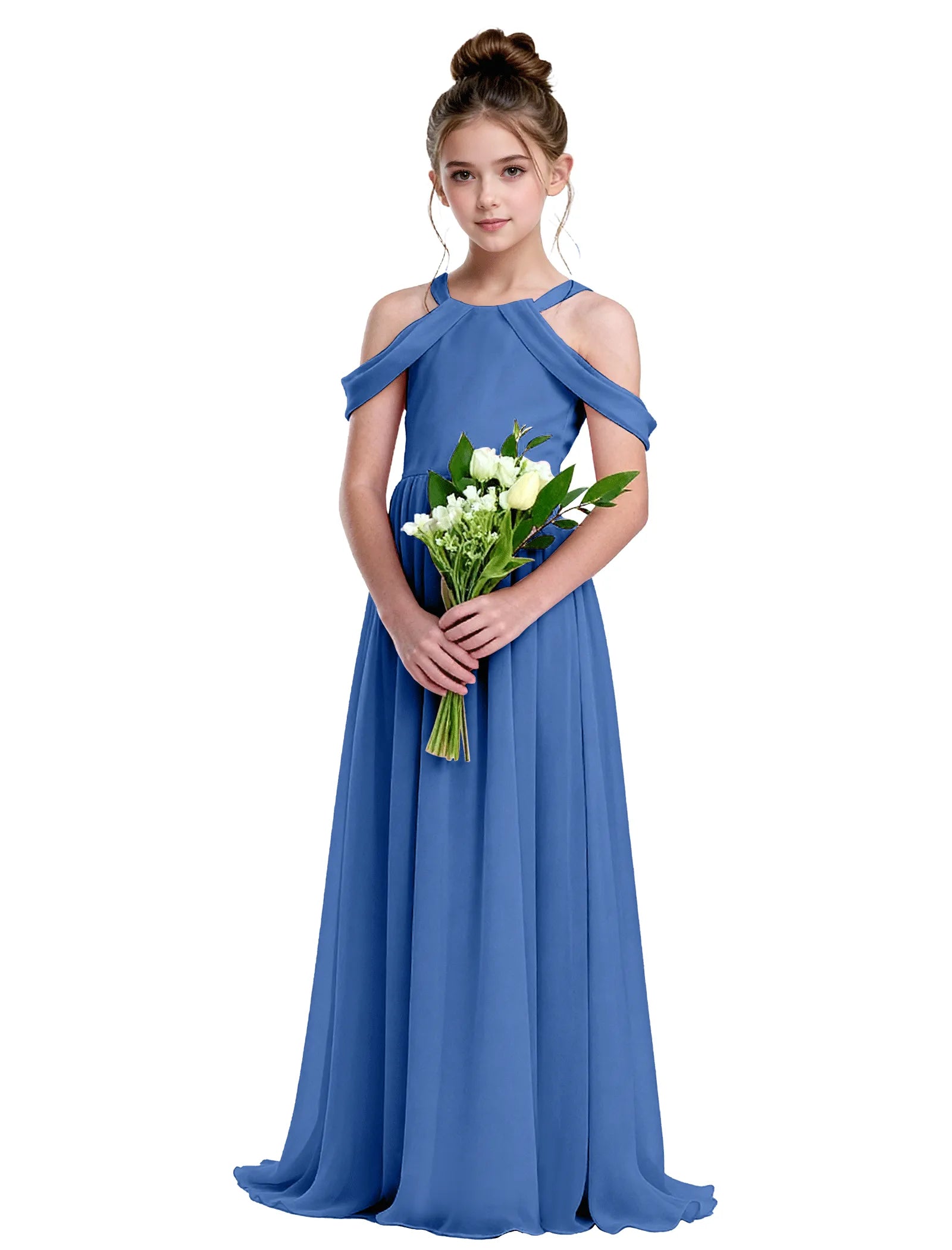 Vestido de princesa sin mangas de encaje