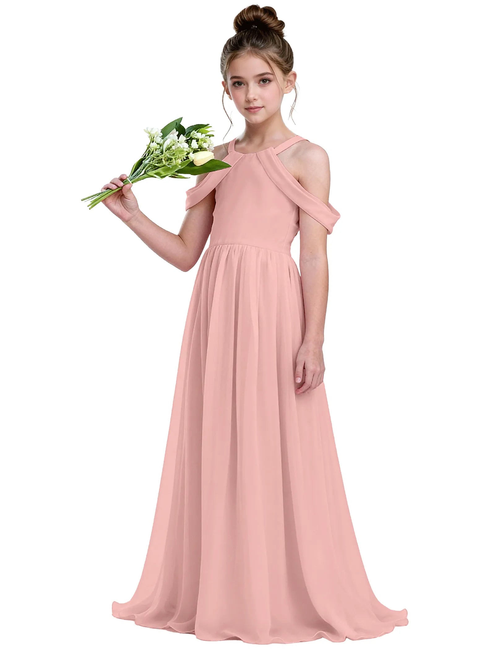 Vestido de princesa sin mangas de encaje