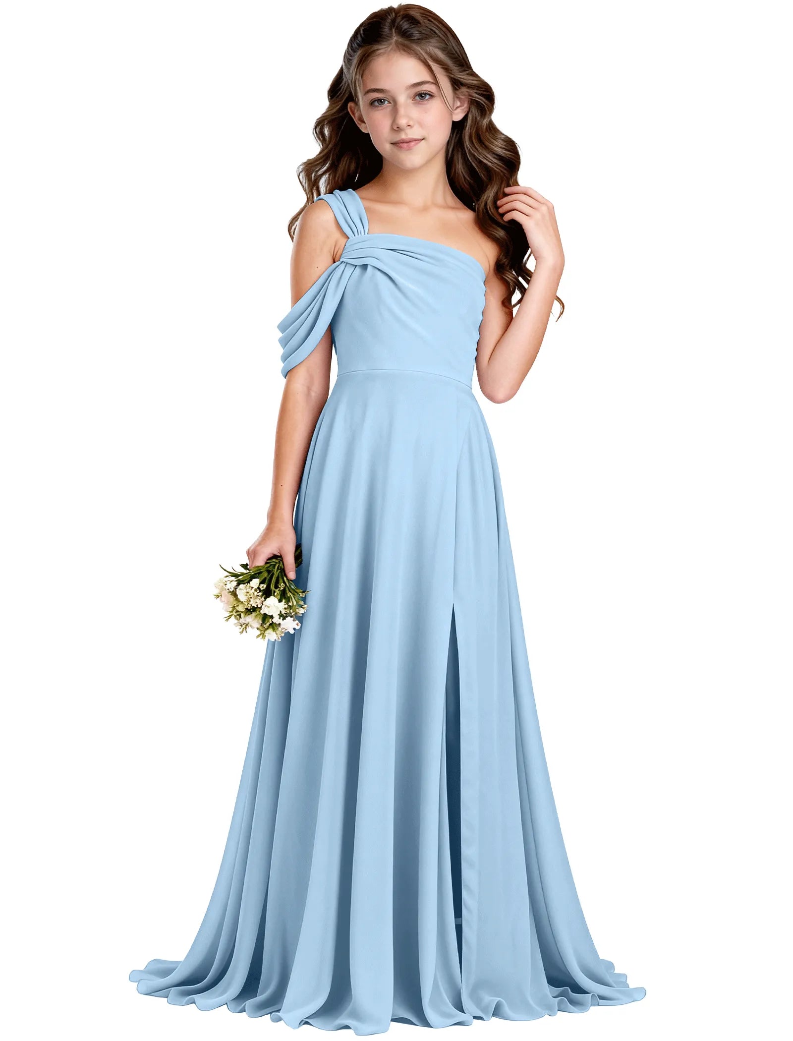 Vestido de princesa sin mangas de encaje